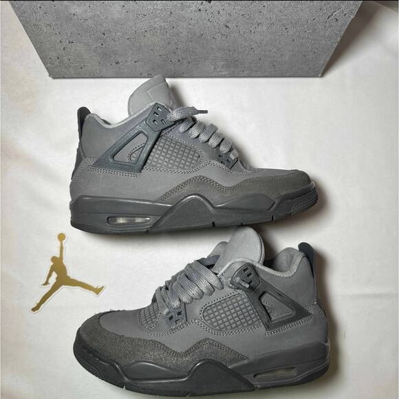 Size 5.5 - Nike Air Jordan 4 Retro SE GS Wet Cement Men's Shoes Ships Now - Picture 2 of 10